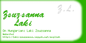 zsuzsanna laki business card